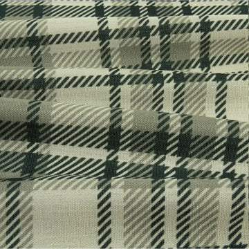 Sara Le Print Linen Pleated Cafe Curtains -TWOPAGES