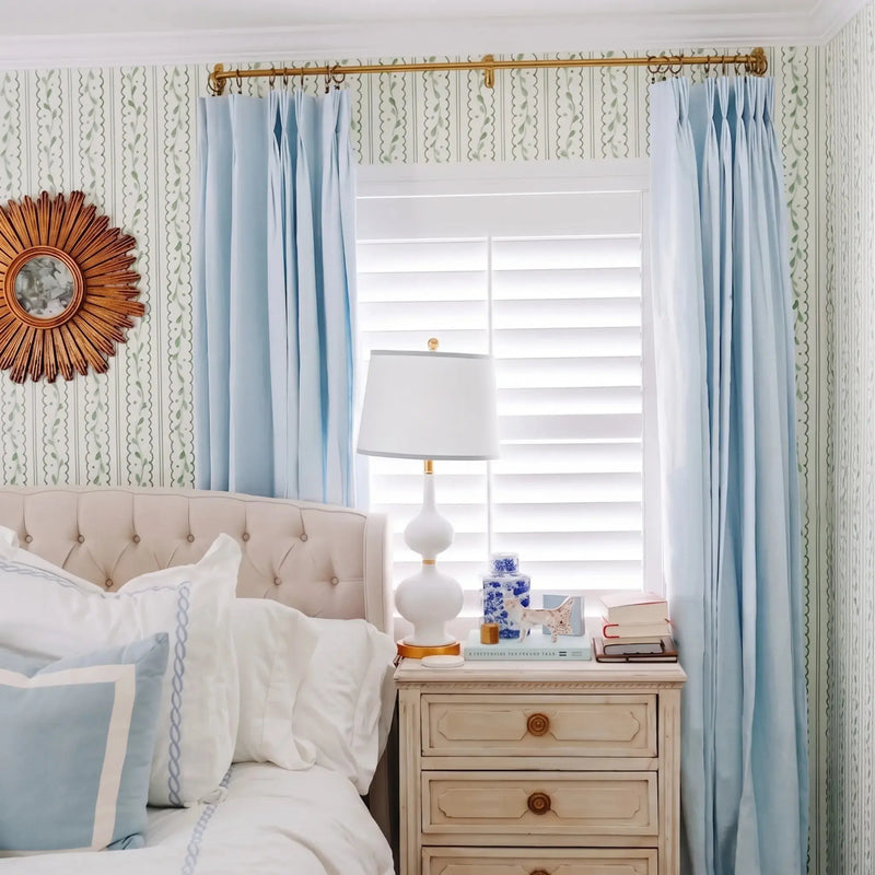 Jawara Luxury Linen Cotton Curtain Pleated- -TWOPAGES