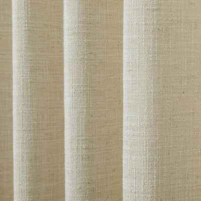 Liz Linen Pleated Cafe Curtains -TWOPAGES