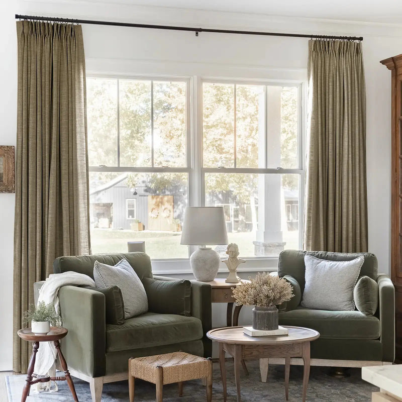 Liz Loft Curtain Extra Long Pleated Curtains -TWOPAGES