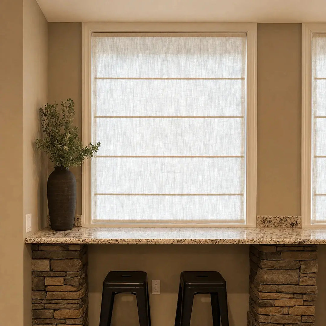 Liz Linen Roman Shade Cordless- -TWOPAGES
