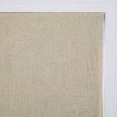 Custom Linen Roman Shade Cordless