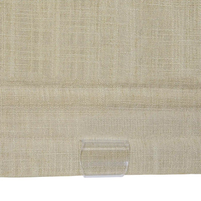 Custom Linen Roman Shade Cordless
