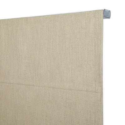 Custom Linen Roman Shade Cordless