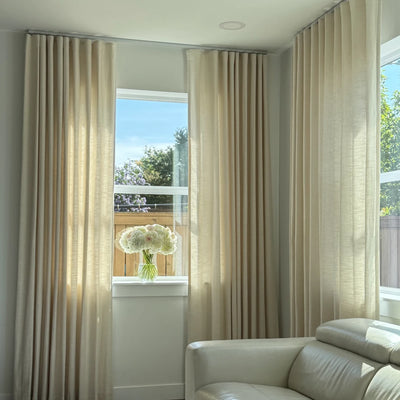 Liz Linen Ripple Fold Drapery -TWOPAGES