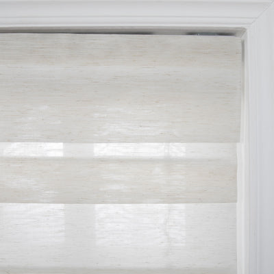 Top Down Bottom Up Soft Fold Sheer Roman Shades Cordless