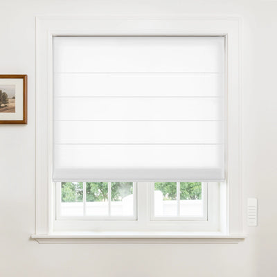 Alvin Motorized Sheer Room Darkening Roller Shade -TWOPAGES