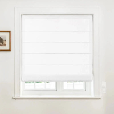 Alvin Motorized Sheer Room Darkening Roller Shade -TWOPAGES