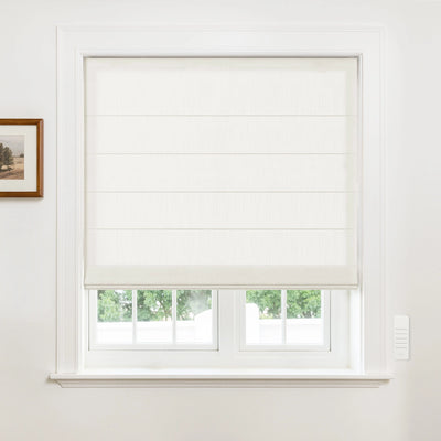 Alvin Motorized Sheer Room Darkening Roller Shade -TWOPAGES