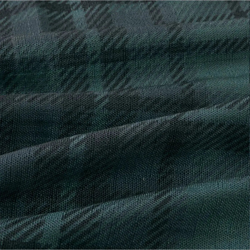 Sara Le Print Linen Pleated Cafe Curtains -TWOPAGES