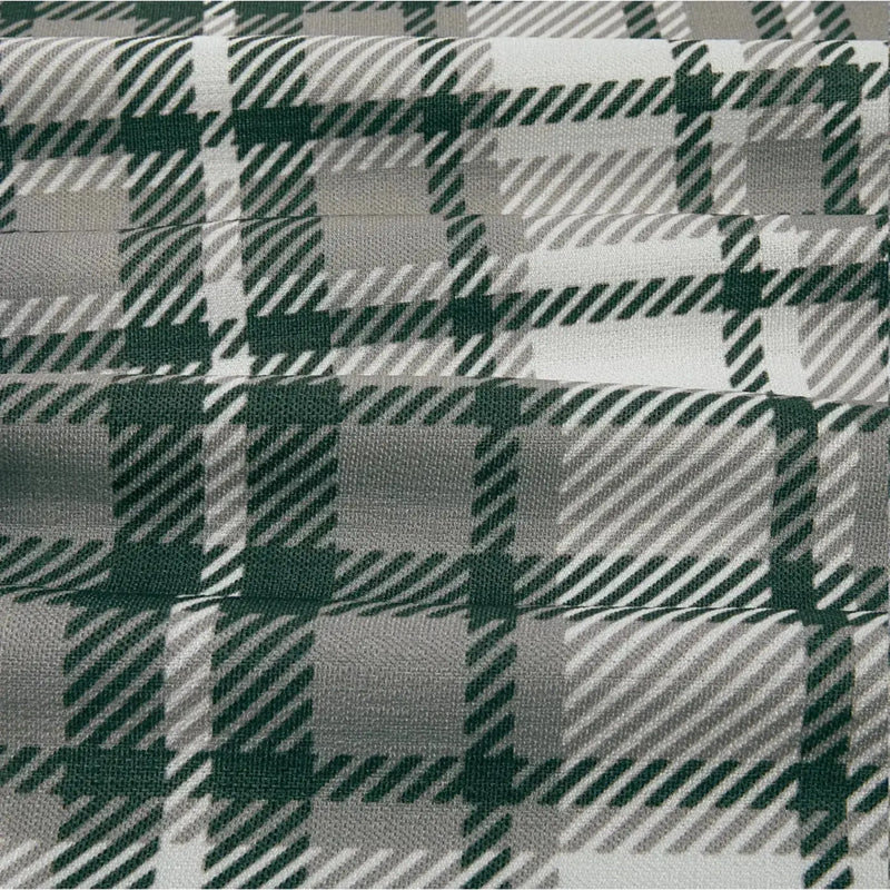 Sara Le Print Linen Pleated Cafe Curtains -TWOPAGES