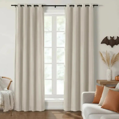 TWOPAGES Birkin Velvet Curtain Grommet- -TWOPAGES