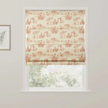 MS. MAVERICKMUSE x TWOPAGES No-Drill Flat Fold Roman Shade Cordless- -TWOPAGES