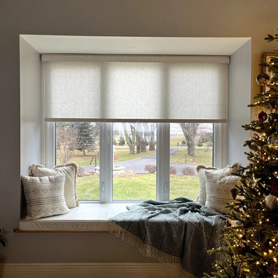 Alvin Linen Blend Cordless Roller Shades- -TWOPAGES