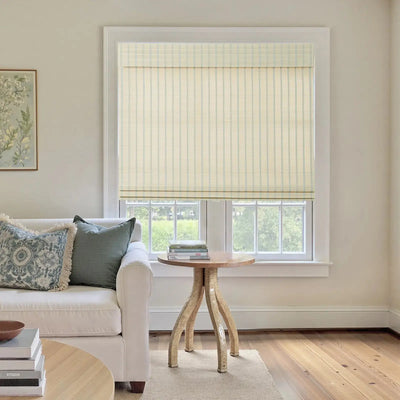 Sybil Bamboo Roman Shade - Natural -TWOPAGES CURTAINS