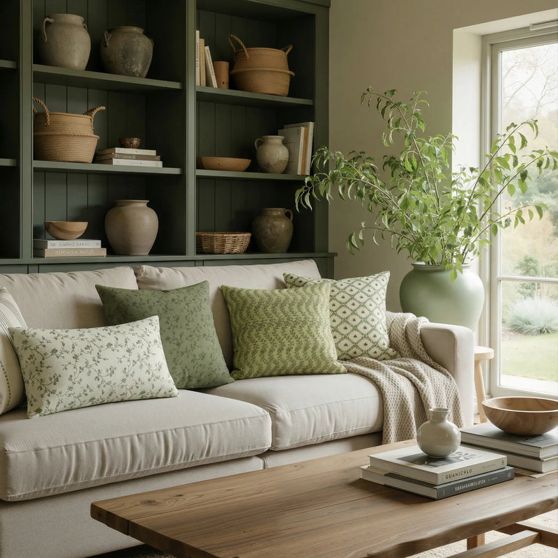 Britt Bengoechea Print Linen Cotton Pillow Cover