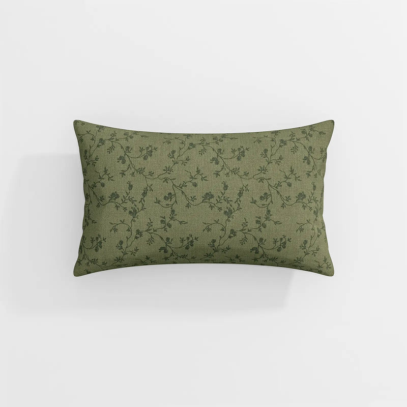 Britt Bengoechea Print Linen Cotton Pillow Cover