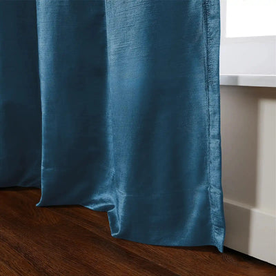 Veda Luster Cotton Velour Drapery Pleated -TWOPAGES