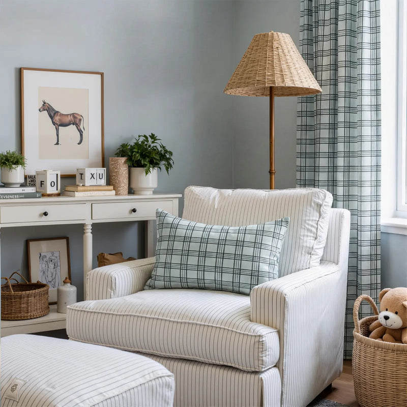 Britt Bengoechea Print Linen Cotton Pillow Cover