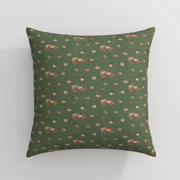 MS. MAVERICK MUSE x TWOPAGES Print Linen Cotton Pillow Cover