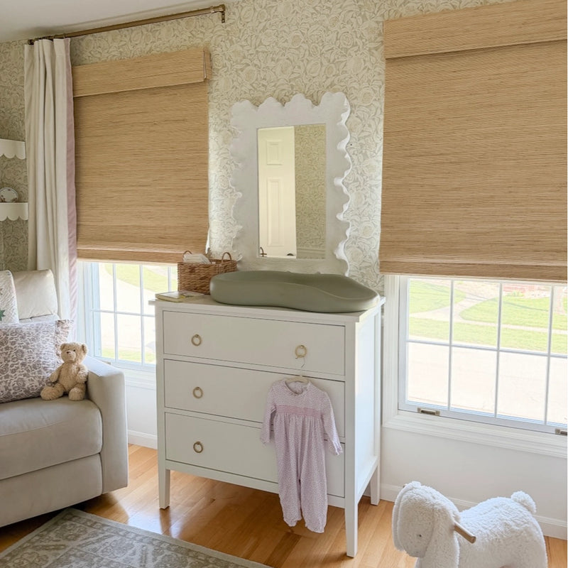 Lay Natural Ramie Bamboo Woven Shade - Beige- -TWOPAGES CURTAINS