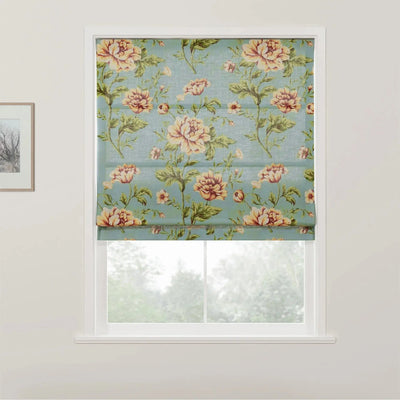 Custom Flat Fold Roman Shade Cordless- -TWOPAGES