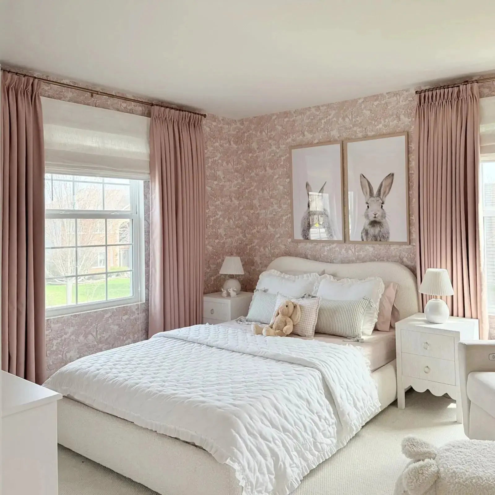 Isabella Heavyweight Cotton Drapery Pleated- -TWOPAGES