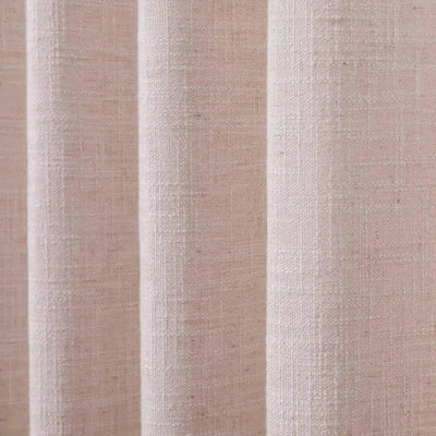 Liz Linen Pleated Cafe Curtains -TWOPAGES