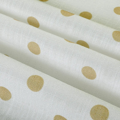 Stefana Silber Print Linen Blend Curtain Drapery Pleated -TWOPAGES