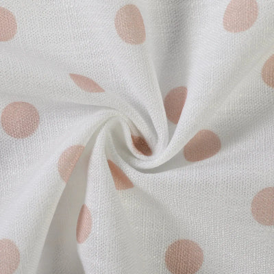 Stefana Silber Print Linen Blend Curtain Drapery Pleated -TWOPAGES