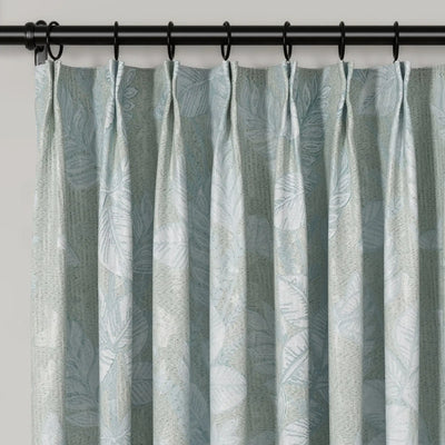 Lydia Foliage Jacquard Curtain Pleated TWOPAGES