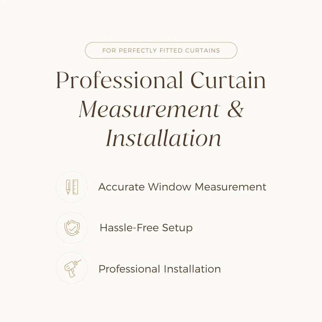 In-Home Measurement &amp; Installation Service- -TWOPAGES