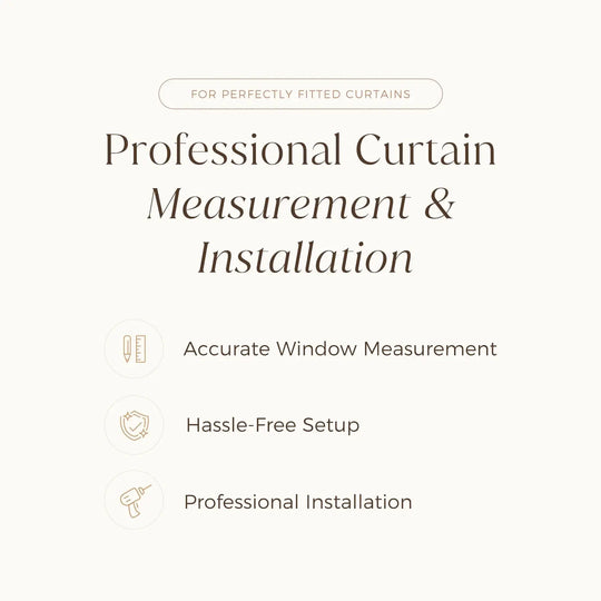 In-Home Measurement &amp; Installation Service- -TWOPAGES