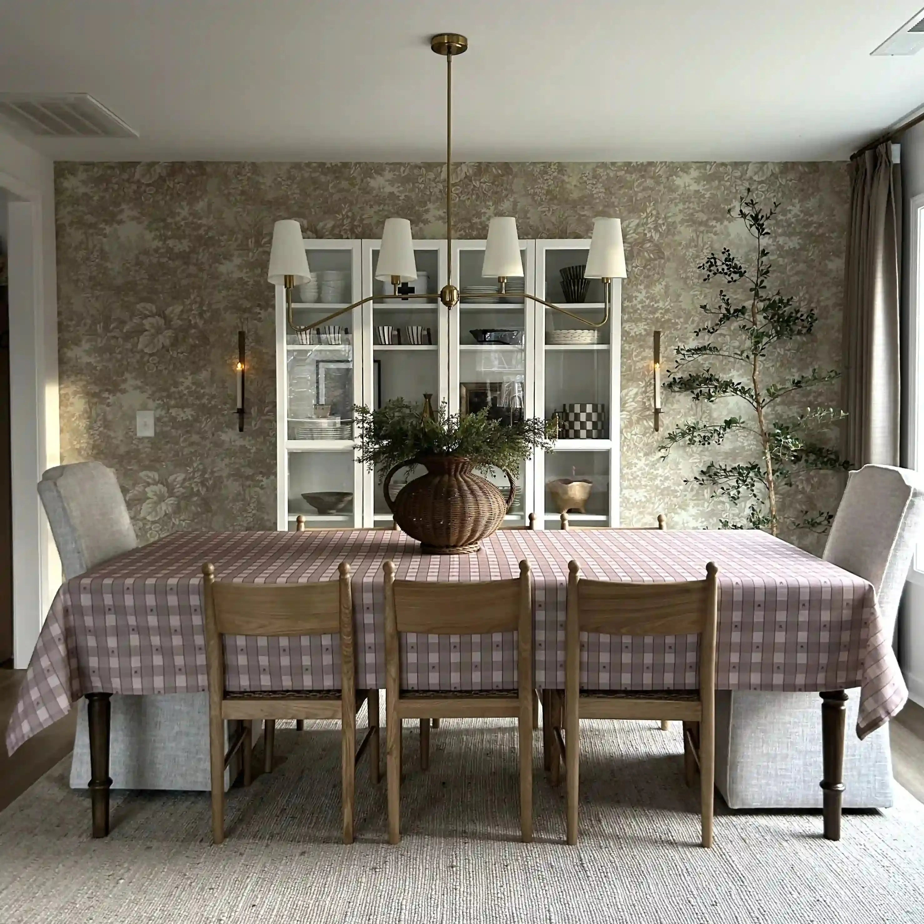 TWOPAGES Rectangle Tablecloth- -TWOPAGES CURTAINS