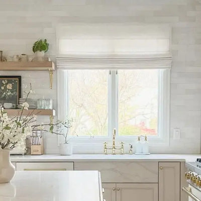Jawara Roman Shade Cordless-Wooden Headrail -TWOPAGES