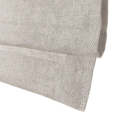 Custom Flat Fold Roman Shade Cordless- -TWOPAGES