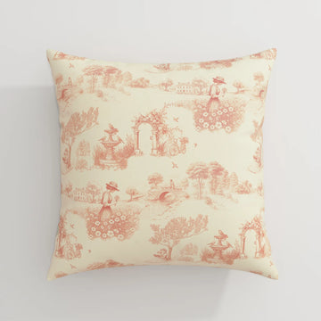 MS. MAVERICK MUSE x TWOPAGES Print Linen Cotton Pillow Cover