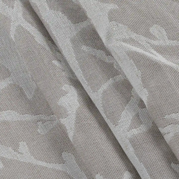 Freya Linen Semi Sheer Jacquard Curtains Pleated -TWOPAGES