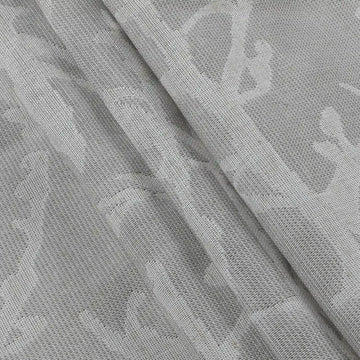 Freya Linen Semi Sheer Jacquard Curtains Pleated -TWOPAGES