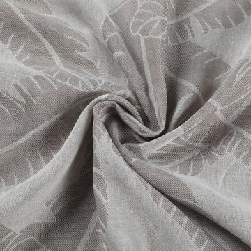 Freya Linen Semi Sheer Jacquard Curtains Pleated -TWOPAGES