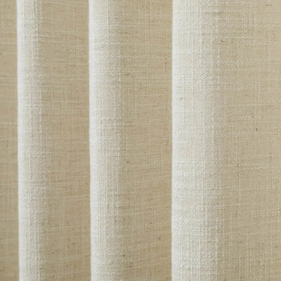 Liz Linen Pleated Cafe Curtains -TWOPAGES
