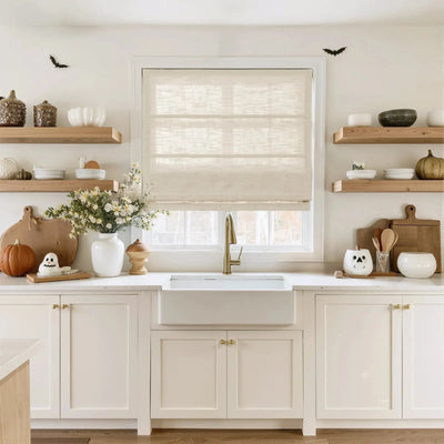 Liz Linen Roman Shade Cordless -TWOPAGES