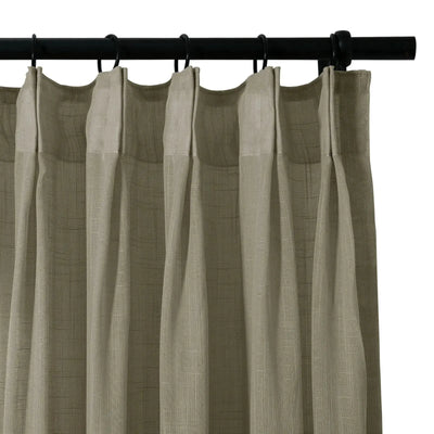Flynn Airy Lightweight Sheer Curtain Pleated -TWOPAGES
