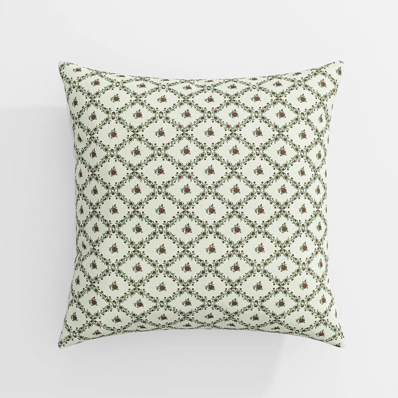 Britt Bengoechea Print Linen Cotton Pillow Cover