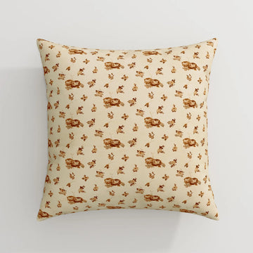 MS. MAVERICK MUSE x TWOPAGES Print Linen Cotton Pillow Cover