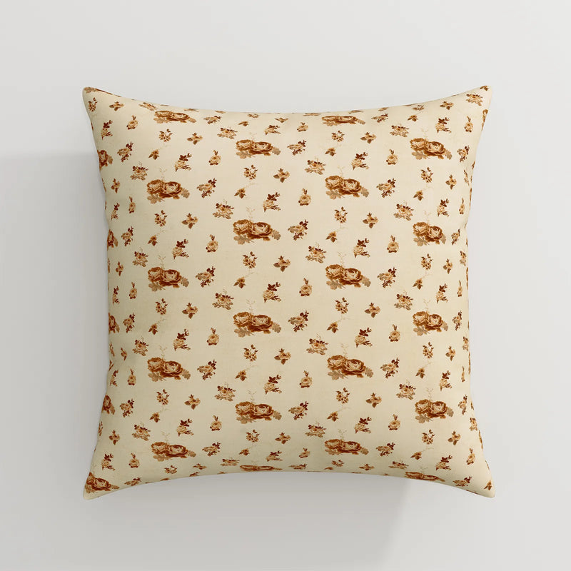 MS. MAVERICK MUSE x TWOPAGES Print Linen Cotton Pillow Cover