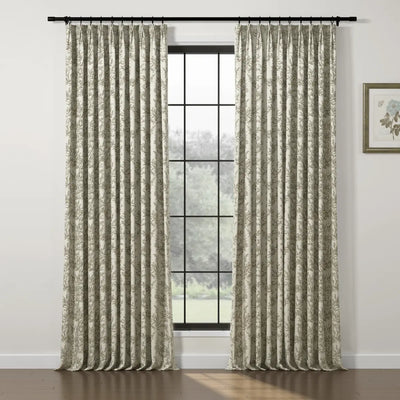 Sara Le Print Linen Drapery Pleated TWOPAGES