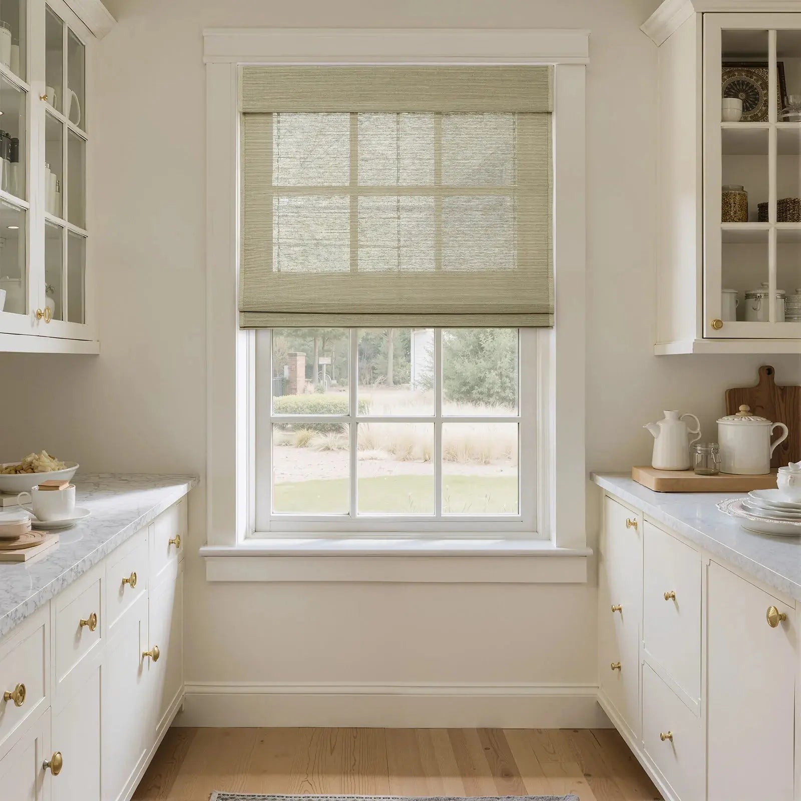 Rae Natural Ramie Bamboo Woven Shades - Series P -TWOPAGES CURTAINS