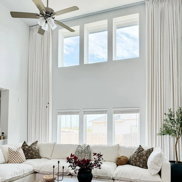 Liz Loft Curtain Extra Long Pleated Curtains -TWOPAGES