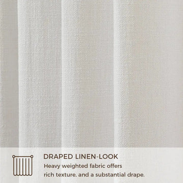 Tia Custom Linen Curtain Pleated -TWOPAGES